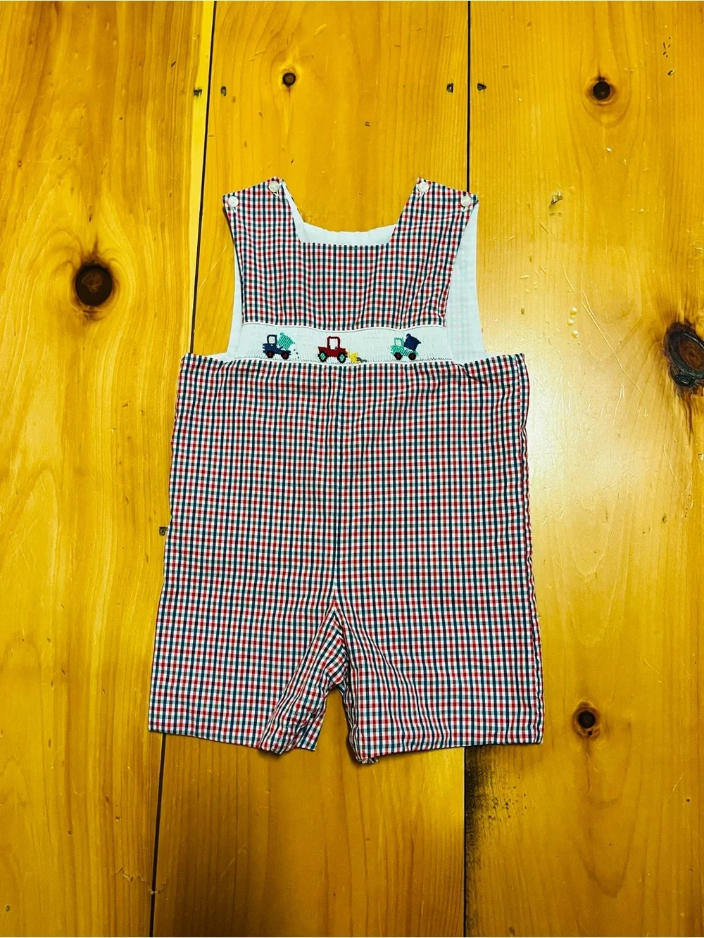 Anavini Smocked Trucks Outfit